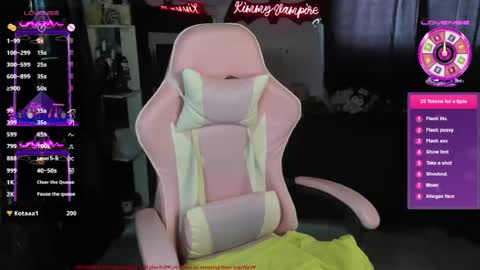 Snapshot of kimmy_vampire666 chatting on July 3, 6:25 pm Kim online show from July 3, 6:25 pm