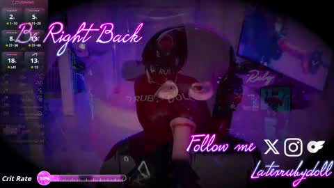 Latex Ruby online show from November 28, 3:31 am