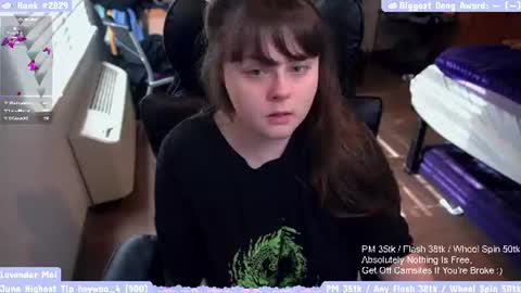 Snapshot of lavendermei chatting on June 15, 1:02 pm LavenderMei online show from June 15, 1:02 pm