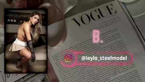INSTA leylasteel model         online show from April 5, 4:26 pm