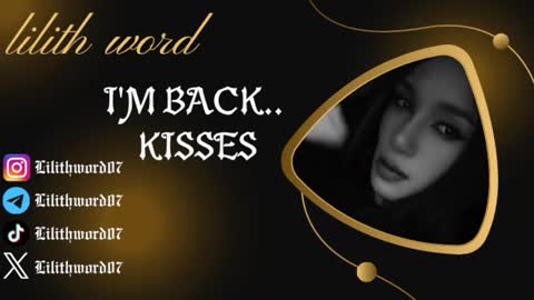 Snapshot of lilithword chatting on November 30, 6:45 pm Call me Lilith online show from November 30, 6:45 pm