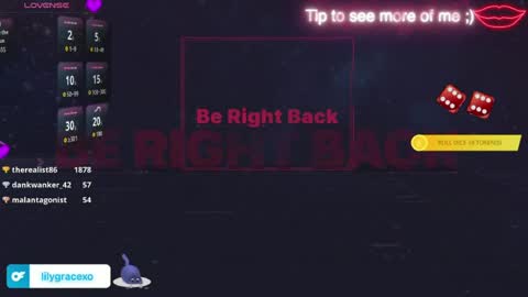Snapshot of lilygracexoxo chatting on June 14, 2:24 am Lily Grace online show from June 14, 2:24 am