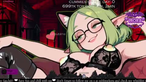 Snapshot of liorasublime chatting on June 7, 5:38 pm im Liora uwu online show from June 7, 5:38 pm