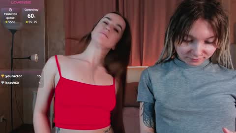 Hello our names are Kate and Alice this is our first day here. online show from January 11, 6:14 am