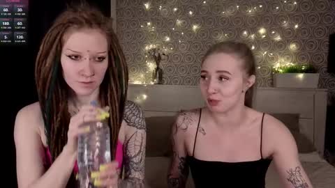 Hello our names are Kate and Alice this is our first day here. online show from February 19, 1:12 am