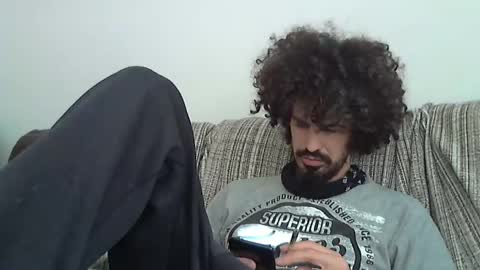 Snapshot of longnight5 chatting on January 25, 10:19 am Alejandro Rulitos Twitter longnight55 Intagram 5longnight5 online show from January 25, 10:19 am