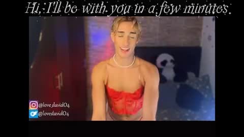 Snapshot of lovedavido04 chatting on July 5, 4:47 pm Angel David online show from July 5, 4:47 pm