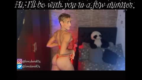 Snapshot of lovedavido04 chatting on July 8, 6:34 pm Angel David online show from July 8, 6:34 pm
