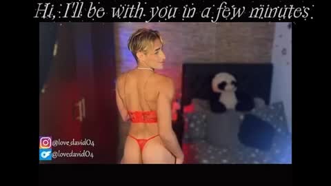 Snapshot of lovedavido04 chatting on July 13, 5:38 pm Angel David online show from July 13, 5:38 pm