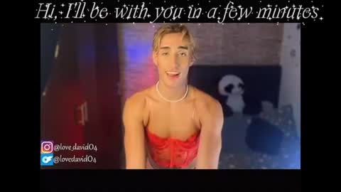 Snapshot of lovedavido04 chatting on July 20, 5:37 pm Angel David online show from July 20, 5:37 pm