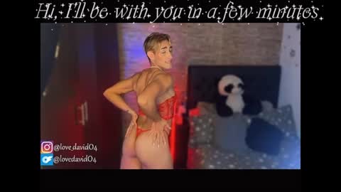 Snapshot of lovedavido04 chatting on July 24, 9:13 pm Angel David online show from July 24, 9:13 pm