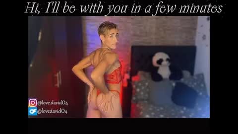 Snapshot of lovedavido04 chatting on July 27, 10:50 pm Angel David online show from July 27, 10:50 pm