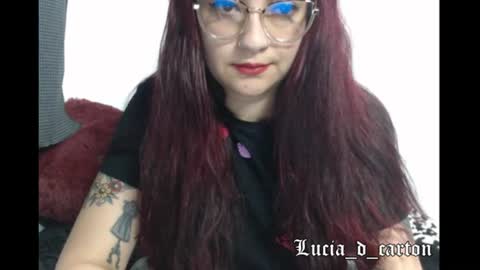 Snapshot of lucia_d_carton chatting on July 7, 4:59 am Lulu DCarton online show from July 7, 4:59 am