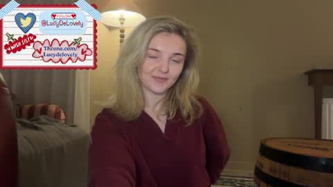 Snapshot of lucydelovely chatting on June 14, 10:45 pm Lucy online show from June 14, 10:45 pm