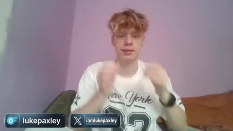 Snapshot of lukepaxley chatting on March 17, 9:34 am Luke Paxley online show from March 17, 9:34 am