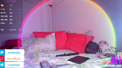 Snapshot of lustforlola chatting on January 7, 4:50 am LOLA online show from January 7, 4:50 am