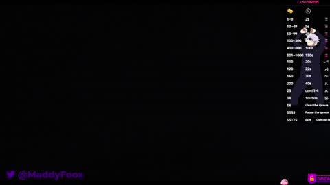 Snapshot of maddyfoox chatting on June 10, 10:30 pm Maddy Foox online show from June 10, 10:30 pm