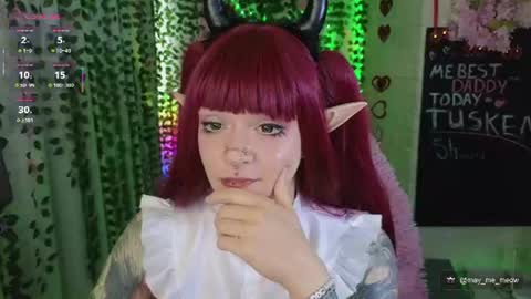 Snapshot of mao_me_meow chatting on July 26, 8:21 am Sasha online show from July 26, 8:21 am
