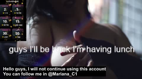 Snapshot of mariana_c chatting on January 30, 6:54 pm Mar y online show from January 30, 6:54 pm