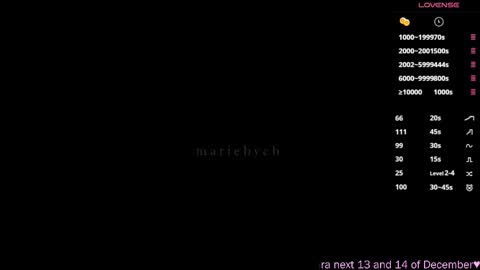 Maria  online show from December 2, 12:54 pm