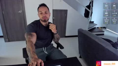 Snapshot of mason_fit chatting on July 19, 2:43 pm Mason Andre online show from July 19, 2:43 pm
