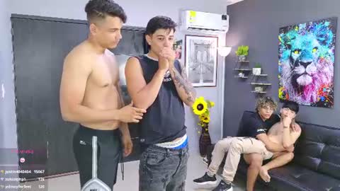 Team Cris Darwin- Fernando- Stiven- David online show from July 28, 6:20 pm