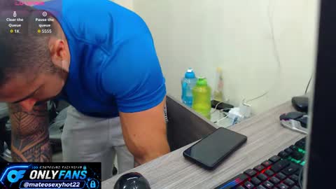 Snapshot of mateosexyhot22 chatting on July 23, 4:38 pm Mateo online show from July 23, 4:38 pm