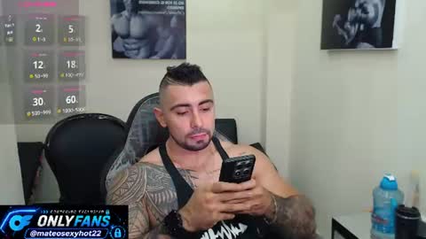 Snapshot of mateosexyhot22 chatting on July 31, 5:23 pm Mateo online show from July 31, 5:23 pm