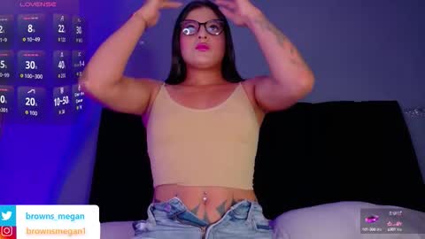 Snapshot of megan_browns1 chatting on September 13, 1:33 pm Megan online show from September 13, 1:33 pm