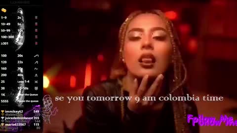 Megan online show from February 23, 2:40 am