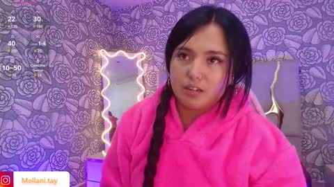 Snapshot of mellani_tay chatting on March 10, 9:21 am Mellani  online show from March 10, 9:21 am