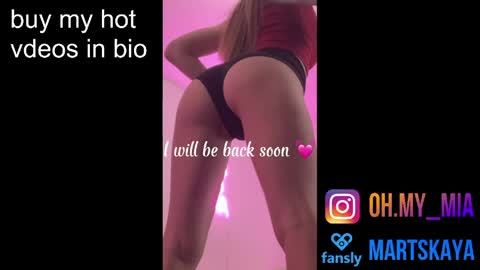 Mia Martskaya online show from June 7, 11:47 am