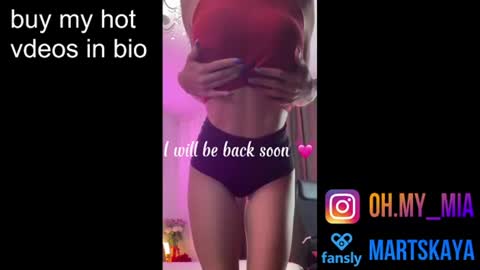 Mia Martskaya online show from June 25, 10:20 am