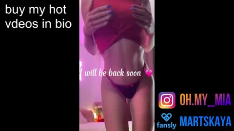 Mia Martskaya online show from August 3, 8:02 am