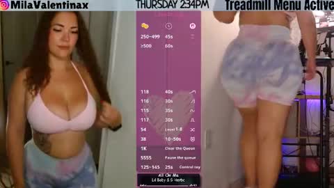 Snapshot of milavalentinax chatting on June 18, 6:34 pm Mila Valentina online show from June 18, 6:34 pm