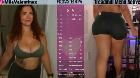 Snapshot of milavalentinax chatting on June 19, 5:17 pm Mila Valentina online show from June 19, 5:17 pm