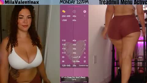 Snapshot of milavalentinax chatting on July 13, 5:27 pm Mila Valentina online show from July 13, 5:27 pm