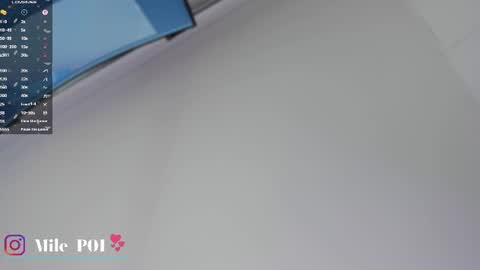 Snapshot of mile_perez chatting on June 17, 8:10 pm M I L E online show from June 17, 8:10 pm