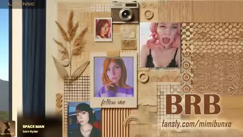 Snapshot of mimibunxo chatting on February 16, 8:32 am Mimi Bunny online show from February 16, 8:32 am