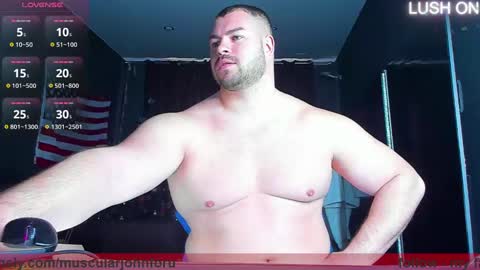 Snapshot of muscularjohnforu chatting on February 1, 8:39 am click icon for peach online show from February 1, 8:39 am