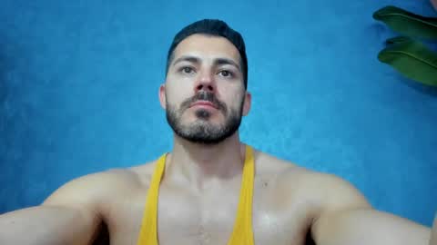 Snapshot of muscularmaster chatting on May 16, 9:35 pm muscularmaster onlyfans online show from May 16, 9:35 pm