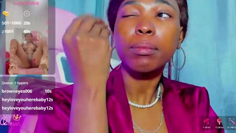 Snapshot of myblackdope_ chatting on July 6, 11:40 am Samanta online show from July 6, 11:40 am