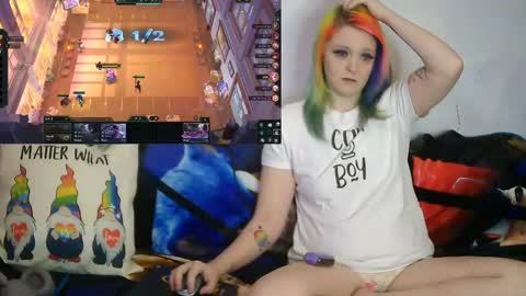 Snapshot of nerdgibbler chatting on February 21, 10:48 pm NerdGibbler online show from February 21, 10:48 pm