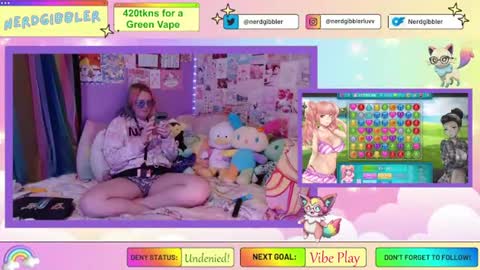 Snapshot of nerdgibbler chatting on July 5, 4:25 pm NerdGibbler online show from July 5, 4:25 pm