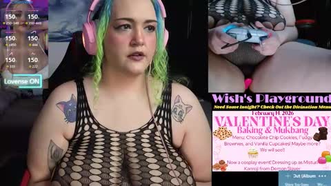 Wishs Playground online show from February 5, 6:01 pm