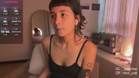 Nina.  online show from January 8, 9:34 pm