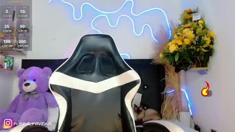 Snapshot of ninna_raven chatting on April 21, 9:28 pm Ninna online show from April 21, 9:28 pm