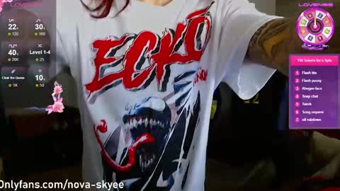 Snapshot of novaskyee chatting on January 2, 6:50 am Nova skyee online show from January 2, 6:50 am