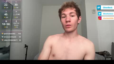Snapshot of oliver_beck chatting on June 7, 6:55 pm Oliver Beck online show from June 7, 6:55 pm