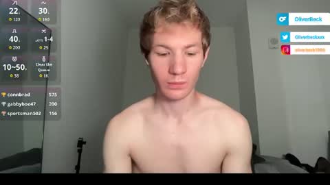 Snapshot of oliver_beck chatting on June 9, 7:47 pm Oliver Beck online show from June 9, 7:47 pm